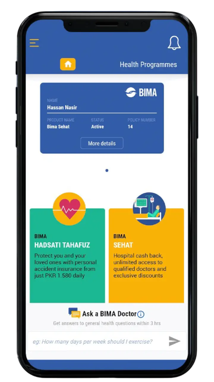 Bima Mobile App
